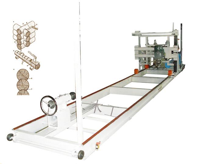 The MX6000 huts the roundwood spin milling slotting machine